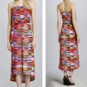 Anthropologie Velvet by Graham & Spencer strapless dress